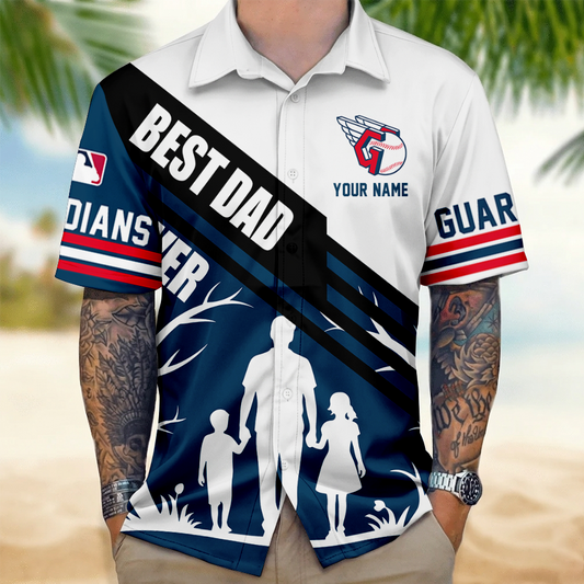 [FLASH SALE] NEW CUSTOMIZED MLB13 CGS CLEVELAND GUARDIANS UNISEX HAWAIIAN SHIRT