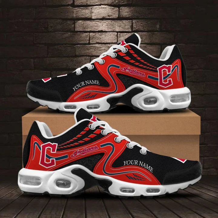 [FLASH SALE] NEW CUSTOMIZED MLB13 CGS CLEVELAND GUARDIANS AIR MAX PLUS SNEAKERS