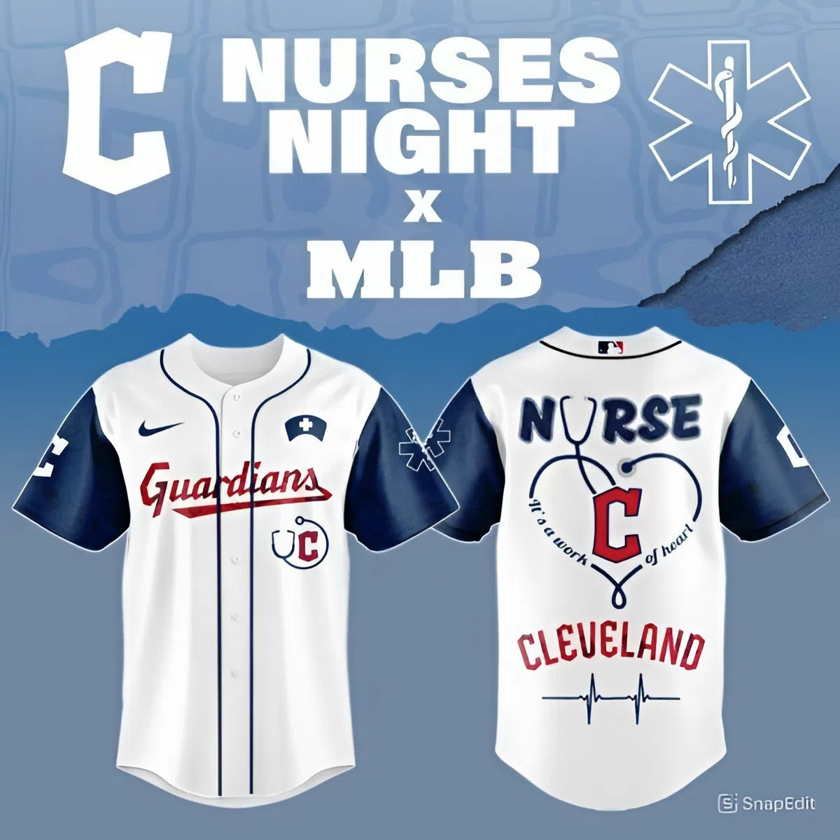 [FLASH SALE] NEW CUSTOMIZED MLB13 CGS CLEVELAND GUARDIANS BASEBALL JERSEY