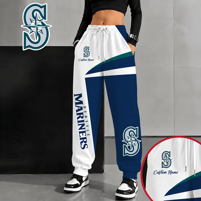 [FLASH SALE] NEW CUSTOMIZED MLB14 SMS SEATTLE MARINERS SWEATPANTS
