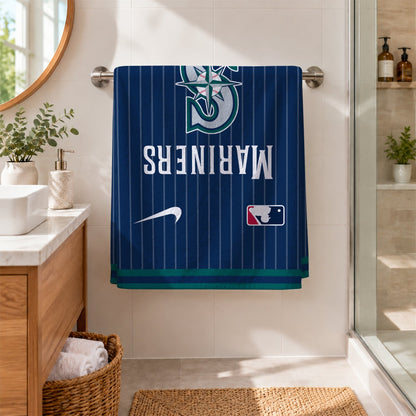 [FLASH SALE] NEW CUSTOMIZED MLB14 SMS SEATTLE MARINERS BEACH TOWEL