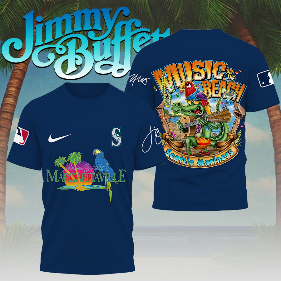 [FLASH SALE] NEW CUSTOMIZED MLB14 SMS SEATTLE MARINERS x JIMMY BUFFETT T-SHIRT, HOODIE, ZIP HOODIE
