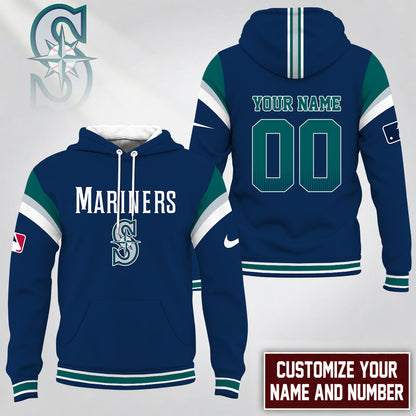 [FLASH SALE] NEW CUSTOMIZED MLB14 SMS SEATTLE MARINERS T-SHIRT, HOODIE, ZIP HOODIE