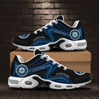 [FLASH SALE] NEW CUSTOMIZED MLB14 SMS SEATTLE MARINERS AIR MAX PLUS SNEAKERS