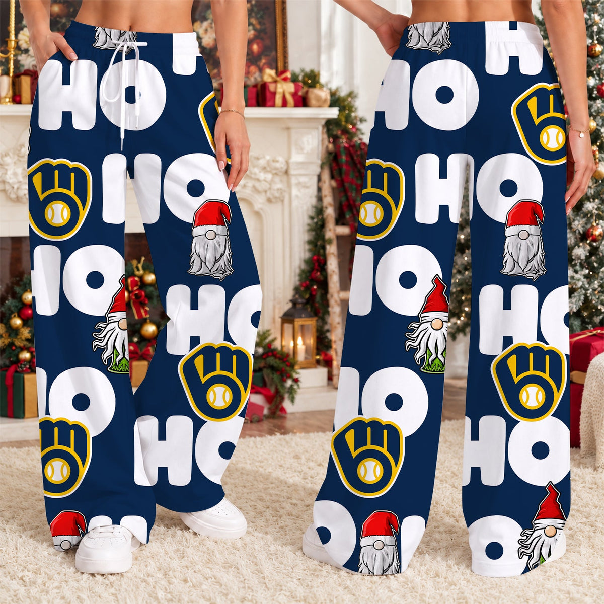 [FLASH SALE] NEW CUSTOMIZED MLB15 MBS THE BREWERS LONG PANTS