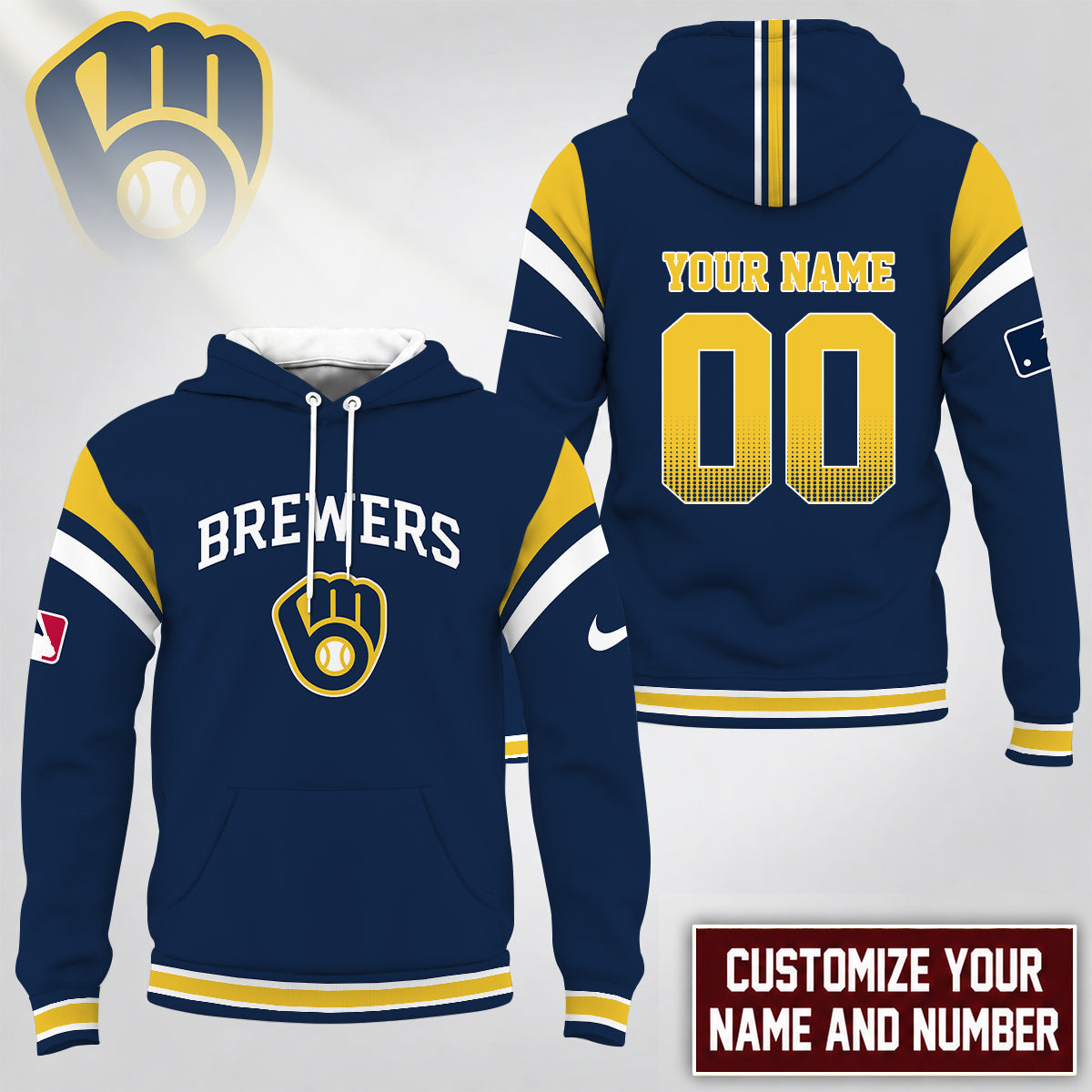 [FLASH SALE] NEW CUSTOMIZED MLB15 MBS MILWAUKEE BREWERS T-SHIRT, HOODIE, ZIP HOODIE