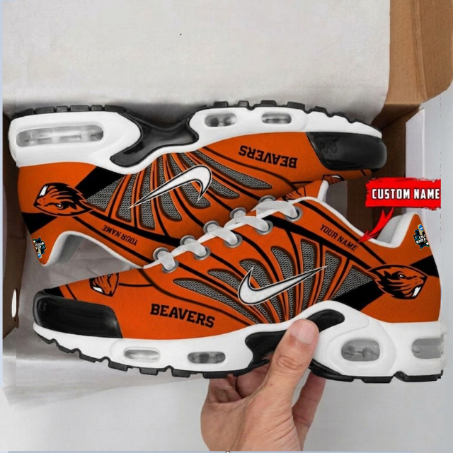 [FLASH SALE] NEW CUSTOMIZED CWS NCAA15 OGB OG BEAVERS UNISEX AIR MAX PLUS SNEAKERS