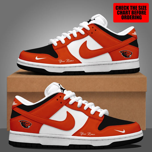 [FAN FAVORITE] NEW CUSTOMIZED NCAA CWS15 OGB OREGON STATE BEAVERS DUNK LOW SHOES