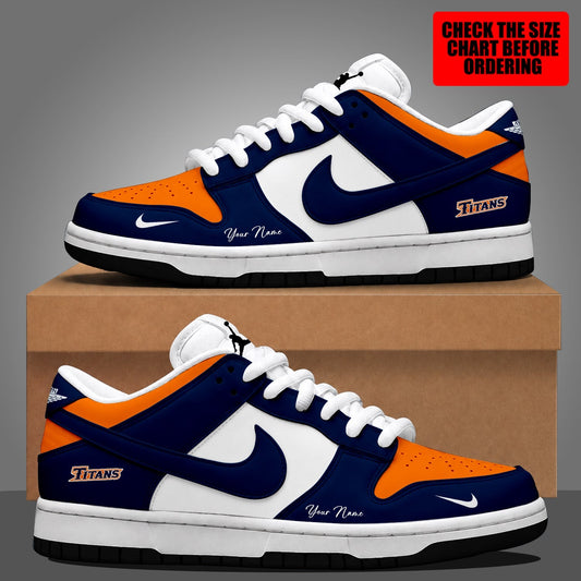 [FAN FAVORITE] NEW CUSTOMIZED NCAA CWS16 CFT CAL STATE FULLERTON TITANS DUNK LOW SHOES