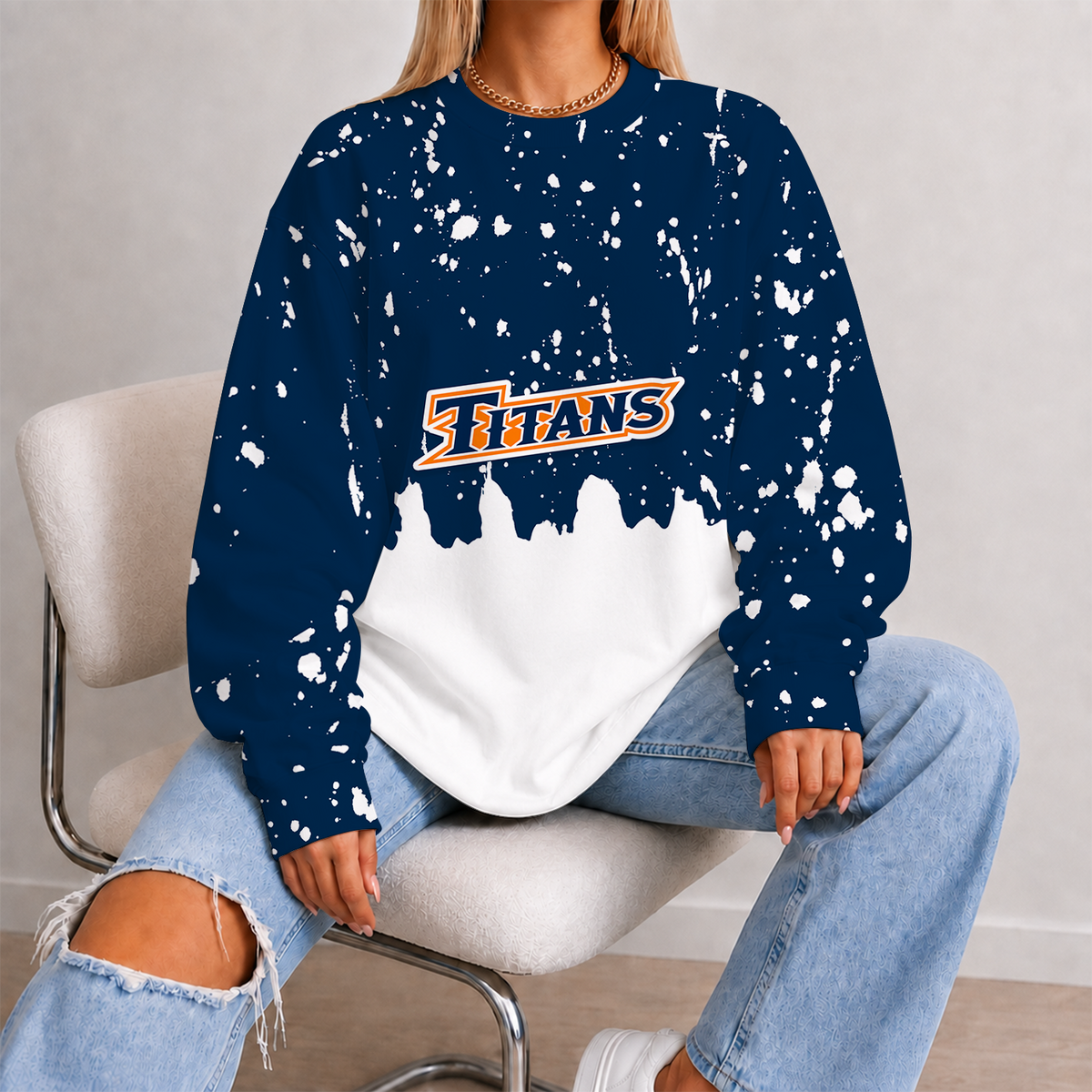 [FAN FAVORITE] NEW CUSTOMIZED NCAA CWS16 CFT CAL STATE FULLERTON TITANS UNISEX SWEATSHIRT