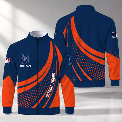 [FLASH SALE] NEW CUSTOMIZED MLB16 DTS DETROIT TIGERS STAND COLLAR JACKET