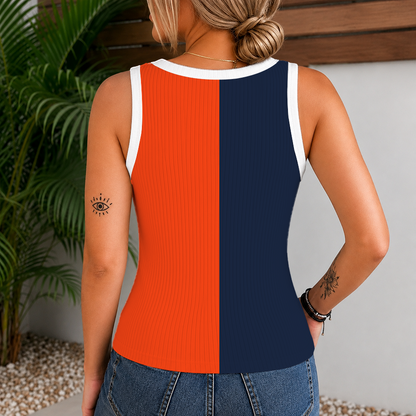 [FLASH SALE] NEW CUSTOMIZED MLB16 DTS DETROIT TIGERS WOMEN'S V-NECK TANK TOP