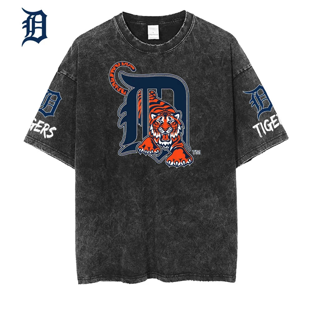 [FLASH SALE] NEW CUSTOMIZED MLB16 DTS DETROIT TIGERS MULTICOLOR WASHED TEE