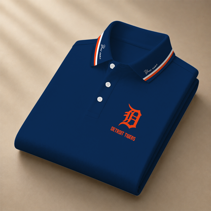 [FLASH SALE] NEW CUSTOMIZED MLB16 DTS DETROIT TIGERS POLO SHIRT