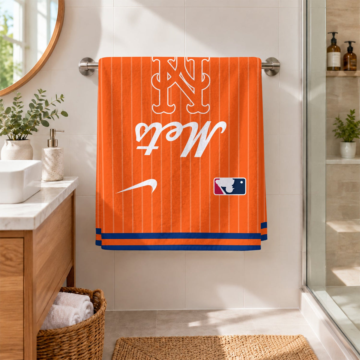 [FLASH SALE] NEW CUSTOMIZED MLB17 NYM NEW YORK METS BEACH TOWEL
