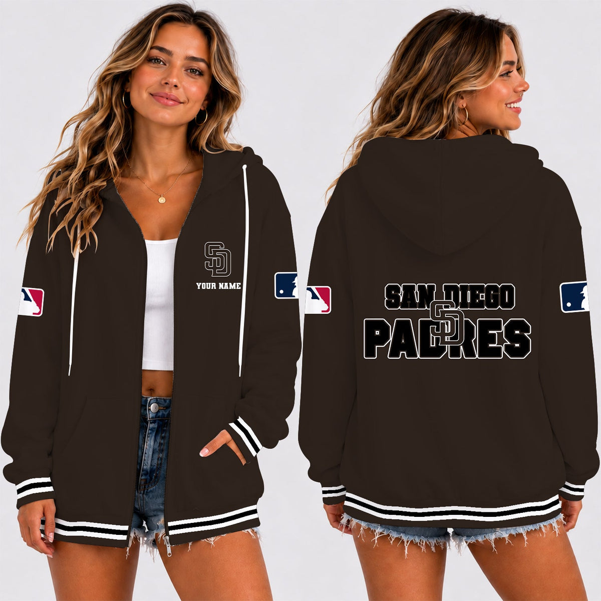 [FLASH SALE] NEW CUSTOMIZED MLB18 SDP THE PADRES T-SHIRT, HOODIE & ZIP HOODIE