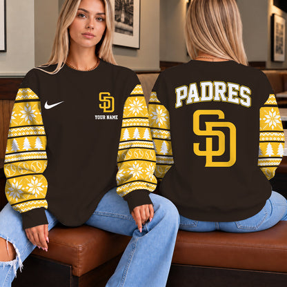 [FLASH SALE] NEW CUSTOMIZED MLB18 SDP THE PADRES UNISEX SWEATSHIRT
