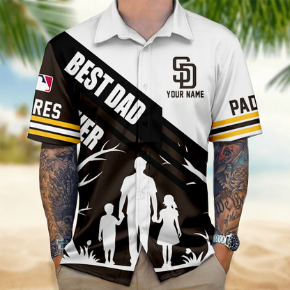 [FLASH SALE] NEW CUSTOMIZED MLB18 SDP SAN DIEGO PADRES UNISEX HAWAIIAN SHIRT