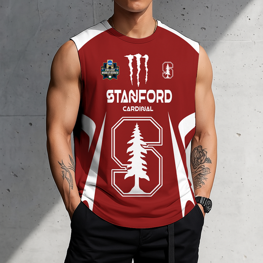 [FLASH SALE] NEW CUSTOMIZED | NCAA CWS18 STC ST CARDINAL MEN'S GYM SHIRT