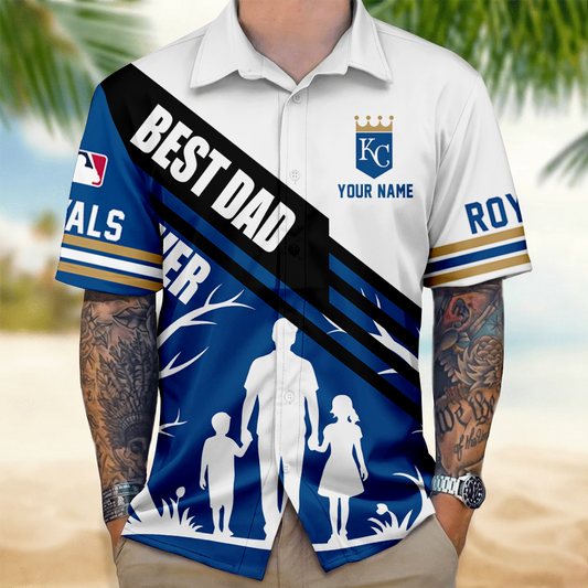 [FLASH SALE] NEW CUSTOMIZED MLB19 KCR KANSAS CITY ROYALS UNISEX HAWAIIAN SHIRT