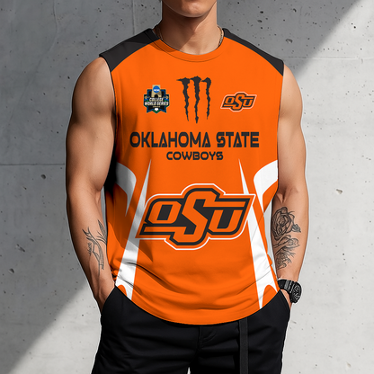 [FLASH SALE] NEW CUSTOMIZED | NCAA CWS19 OSC OS COWBOYS MEN'S GYM SHIRT