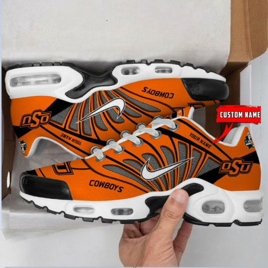 [FLASH SALE] NEW CUSTOMIZED CWS NCAA19 OSC OS COWBOYS UNISEX AIR MAX PLUS SNEAKERS