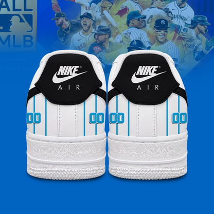 [FLASH SALE] NEW CUSTOMIZED MLB20 MMS MIAMI MARLINS AF1 SHOES