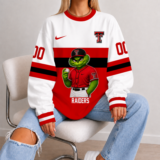 [FAN FAVORITE] NEW CUSTOMIZED NCAA CWS20 TRR TEXAS TECH RED RAIDERS UNISEX SWEATSHIRT