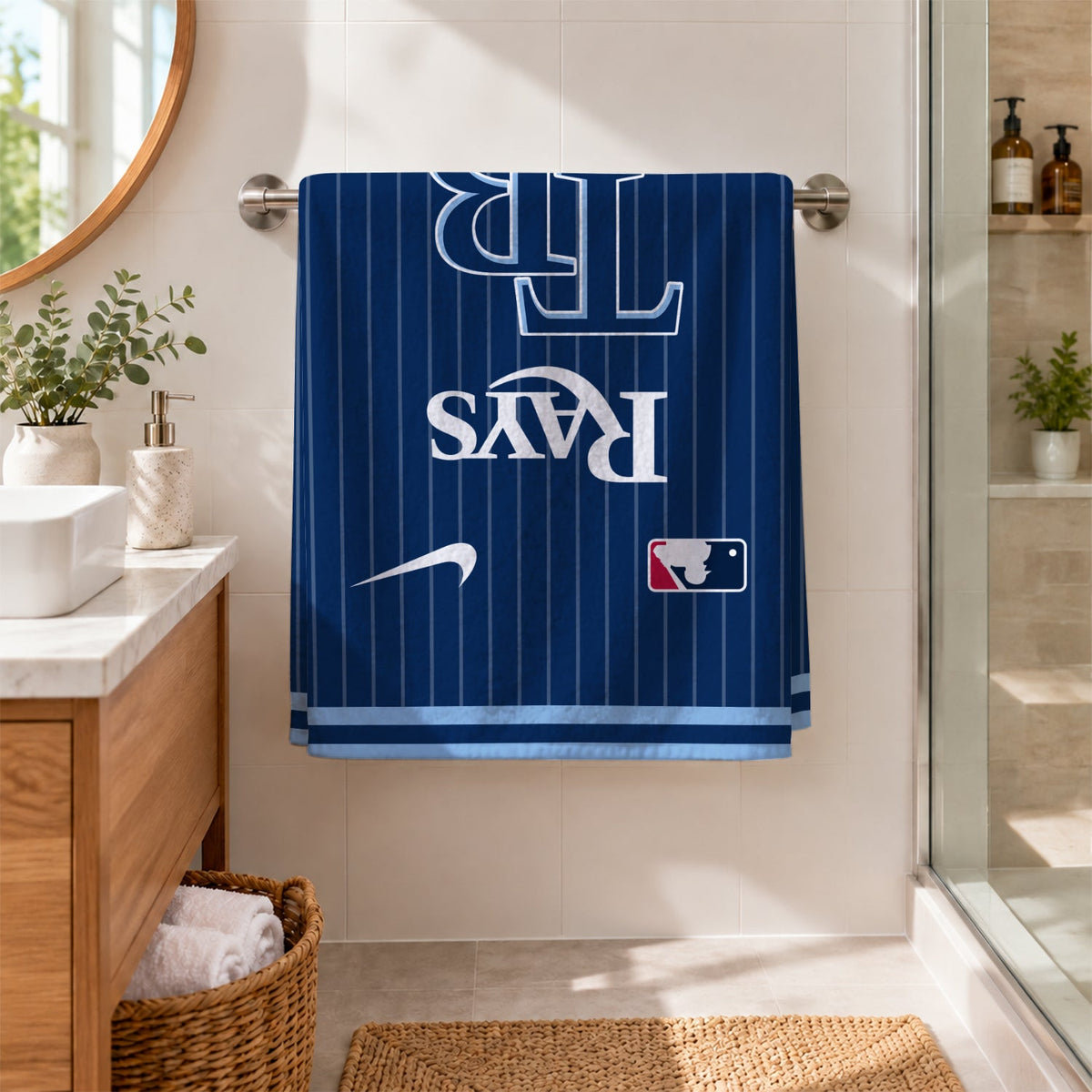 [FLASH SALE] NEW CUSTOMIZED MLB21 TBR TAMPA BAY RAYS BEACH TOWEL