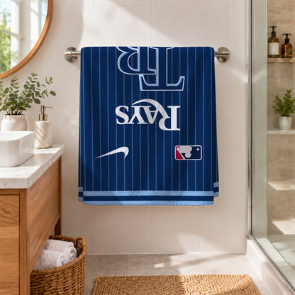 [FLASH SALE] NEW CUSTOMIZED MLB21 TBR TAMPA BAY RAYS BEACH TOWEL