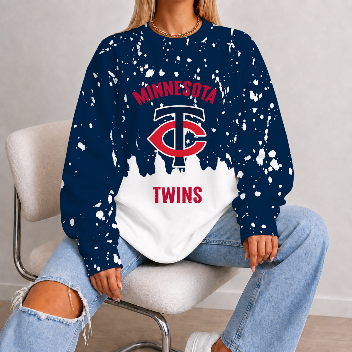 [FLASH SALE] NEW CUSTOMIZED MLB22 MTS MINNESOTA TWINS UNISEX SWEATSHIRT