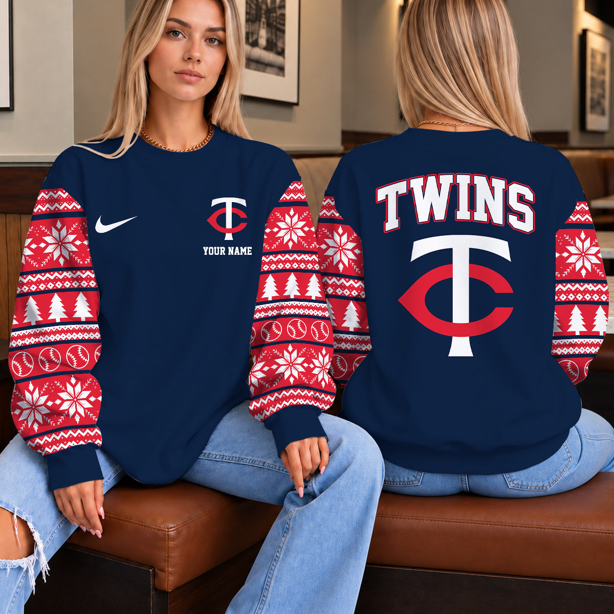 [FLASH SALE] NEW CUSTOMIZED MLB22 MTS THE TWINS UNISEX SWEATSHIRT