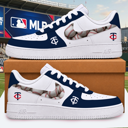 [FLASH SALE] NEW CUSTOMIZED MLB22 MTS MINNESOTA TWINS AF1 SHOES