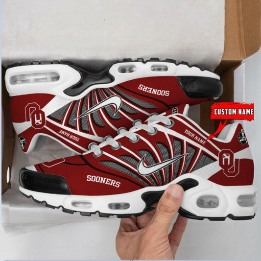 [FLASH SALE] NEW CUSTOMIZED CWS NCAA22 OUS OU SOONERS UNISEX AIR MAX PLUS SNEAKERS