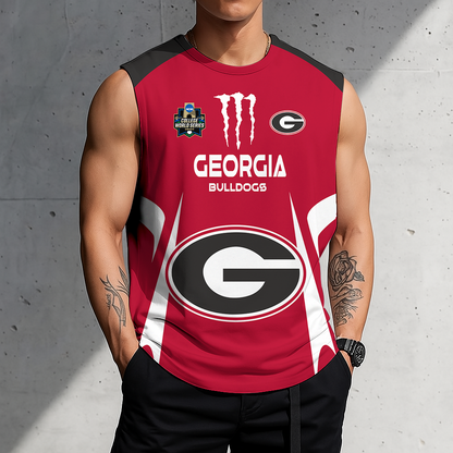 [FLASH SALE] NEW CUSTOMIZED | NCAA CWS23 GEB GE BULLGOGS MEN'S GYM SHIRT