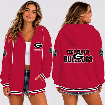 [FAN FAVORITE] NEW CUSTOMIZED NCAA CWS23 GEB GEORGIA BULLDOGS T-SHIRT, HOODIE, ZIP HOODIE