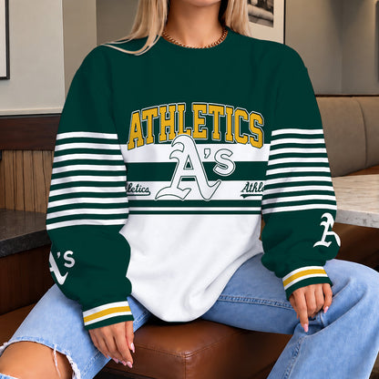 [FLASH SALE] NEW CUSTOMIZED MLB23 OAS THE ATHLETICS UNISEX SWEATSHIRT