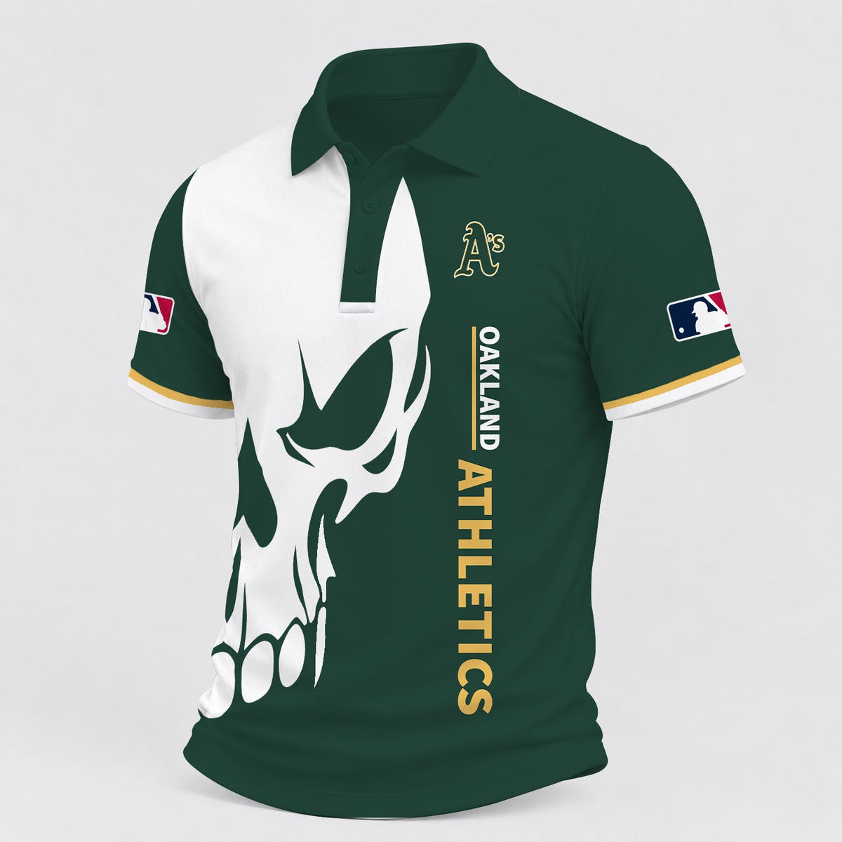 [FLASH SALE] NEW CUSTOMIZED MLB23 OAS OAKLAND ATHLETICS POLO SHIRT