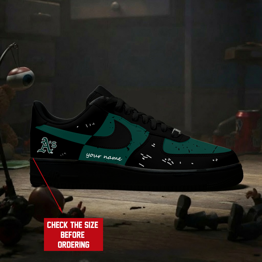 [FLASH SALE] NEW CUSTOMIZED MLB23 OAS OAKLAND ATHLETICS AF1 SHOES