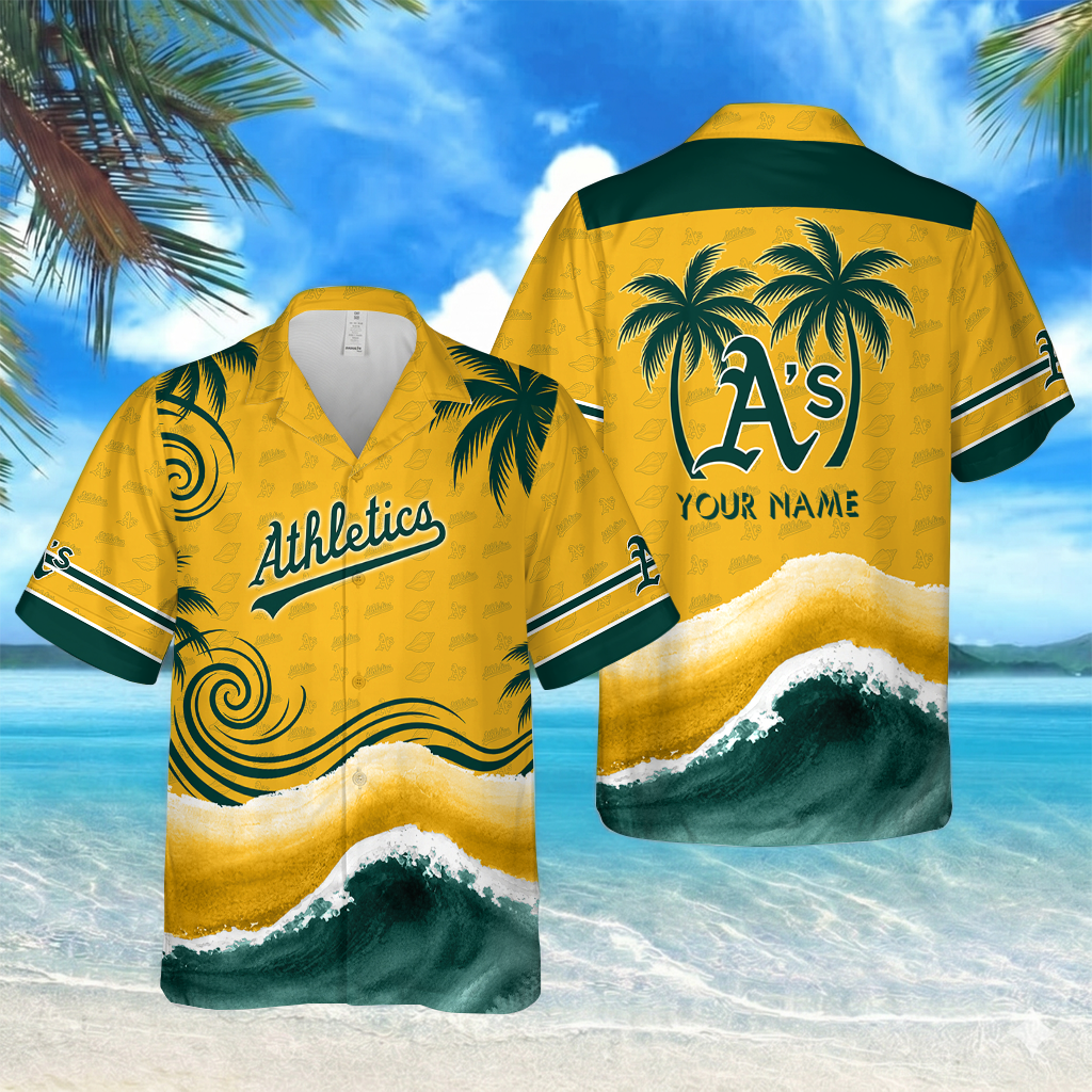 [FLASH SALE] NEW CUSTOMIZED MLB23 OAS OAKLAND ATHLETICS UNISEX HAWAIIAN SHIRT