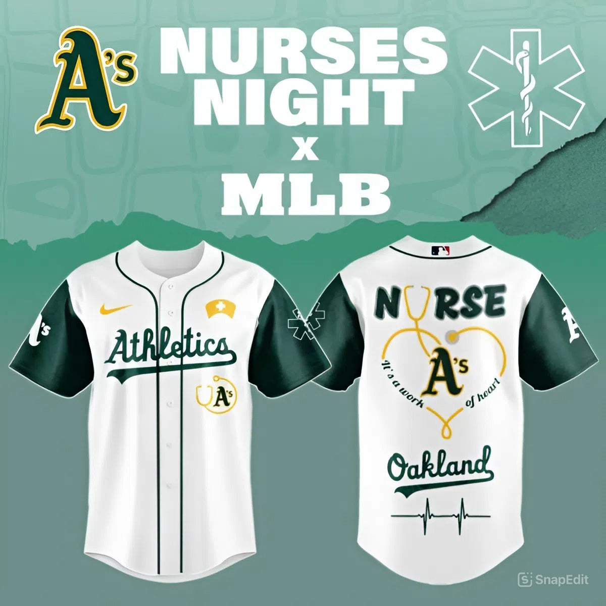 [FLASH SALE] NEW CUSTOMIZED MLB23 OAS OAKLAND ATHLETICS BASEBALL JERSEY