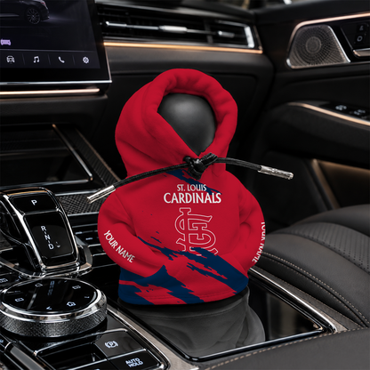 [FLASH SALE] NEW CUSTOMIZED MLB24 SLC ST. LOUIS CARDINALS AUTOMOTIVE HOODIE SHIFT KNOB COVER