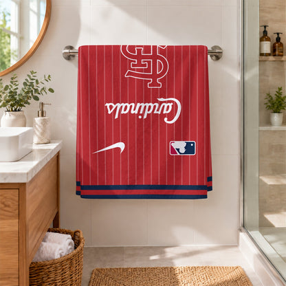 [FLASH SALE] NEW CUSTOMIZED MLB24 SLC ST. LOUIS CARDINALS BEACH TOWEL