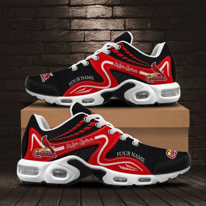 [FLASH SALE] NEW CUSTOMIZED MLB24 SLC ST. LOUIS CARDINALS AIR MAX PLUS SNEAKERS