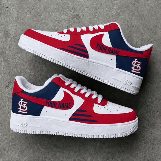 [FLASH SALE] NEW CUSTOMIZED MLB24 SLC ST. LOUIS CARDINALS AF1 SHOES