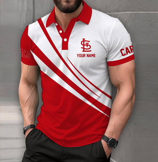 [FLASH SALE] NEW CUSTOMIZED MLB24 SLC ST. LOUIS CARDINALS POLO SHIRT