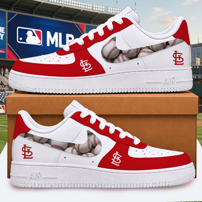 [FLASH SALE] NEW CUSTOMIZED MLB24 SLC ST. LOUIS CARDINALS AF1 SHOES