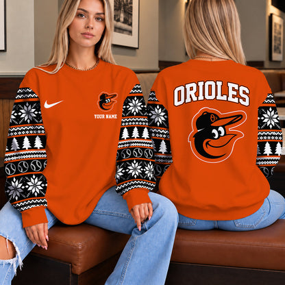 [FLASH SALE] NEW CUSTOMIZED MLB25 BOS THE ORIOLES UNISEX SWEATSHIRT