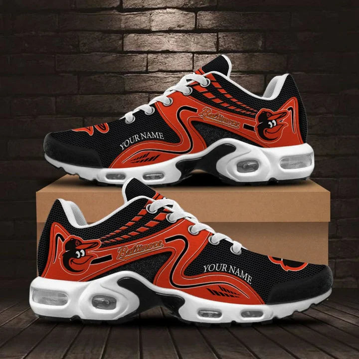 [FLASH SALE] NEW CUSTOMIZED MLB25 BOS BALTIMORE ORIOLES AIR MAX PLUS SNEAKERS