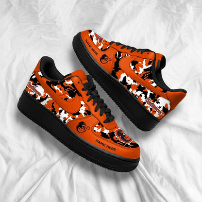 [FLASH SALE] NEW CUSTOMIZED MLB25 BOS BALTIMORE ORIOLES AF1 SHOES